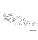 ICE MAKER Diagram and Parts List for GTT18HCMERCC  General Electric Refrigerator