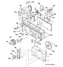 MOTOR & CHASSIS PARTS Diagram and Parts List for AZ29E09EAPM1  General Electric Air Conditioner