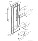 FRESH FOOD DOOR Diagram and Parts List for CSCP5UGXAFSS  General Electric Refrigerator
