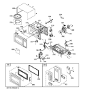 MICROWAVE Diagram and Parts List for JES1142WD05  General Electric Microwave