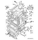 BODY PARTS Diagram and Parts List for JGB908SEL4SS  General Electric Range