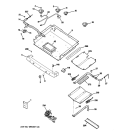 GAS & BURNER PARTS Diagram and Parts List for PGB900DEM2CC  General Electric Range