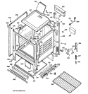 BODY PARTS Diagram and Parts List for RGB508PEH5WH  Hotpoint Range