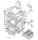 BODY PARTS Diagram and Parts List for RGB533CEH9CC  Hotpoint Range