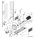 MACHINE COMPARTMENT Diagram and Parts List for PFSE5NJWBDBB  General Electric Refrigerator