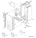 CABINET Diagram and Parts List for GN75DNSRSA01  General Electric Water Heater