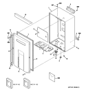 CABINET Diagram and Parts List for GN75ENSRSA01  General Electric Water Heater