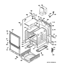 BODY PARTS Diagram and Parts List for JGAS02SEN1SS  General Electric Range