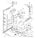 FRESH FOOD SECTION Diagram and Parts List for PCF23NGWCWW  General Electric Refrigerator