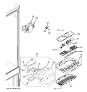 FRESH FOOD SECTION Diagram and Parts List for PDSS5NBXBRSS  General Electric Refrigerator