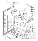 FRESH FOOD SECTION Diagram and Parts List for PSS26SHTHSS  General Electric Refrigerator