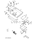 GAS & BURNER PARTS Diagram and Parts List for JGB290DEN1WW  General Electric Range
