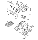 Part Location Diagram of WB27K10302 GE OVERLAY T09-A
