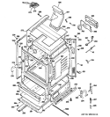 BODY PARTS Diagram and Parts List for EGR2001EN1SS  General Electric Range
