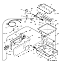 GAS & BURNER PARTS Diagram and Parts List for JGRP20SEN1SS  General Electric Range