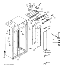 FRESH FOOD SECTION Diagram and Parts List for ZISS420NRKSS  General Electric Refrigerator