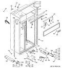 CASE PARTS Diagram and Parts List for ZISS420NRKSS  General Electric Refrigerator