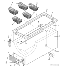 CABINET Diagram and Parts List for FCM20SUBWW  General Electric Freezer