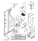 FRESH FOOD SECTION Diagram and Parts List for PSCS5VGXAFSS  General Electric Refrigerator
