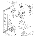 FRESH FOOD SECTION Diagram and Parts List for GCE23LGTIFLS  General Electric Refrigerator