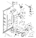 FRESH FOOD SECTION Diagram and Parts List for GSE25MGTICSS  General Electric Refrigerator