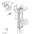 FREEZER DOOR Diagram and Parts List for GSHL5MGXCELS  General Electric Refrigerator