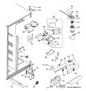 FRESH FOOD SECTION Diagram and Parts List for GSHL5MGXCELS  General Electric Refrigerator