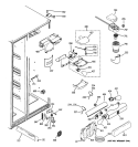 FRESH FOOD SECTION Diagram and Parts List for GSHS5MGXCESS  General Electric Refrigerator