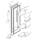 FRESH FOOD DOOR Diagram and Parts List for GSHS5PGXCESS  General Electric Refrigerator