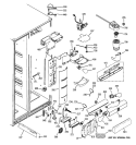 FRESH FOOD SECTION Diagram and Parts List for PCE23NGTIFBB  General Electric Refrigerator