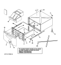 PEDESTAL Diagram and Parts List for SPSD157J0MV  General Electric Laundry Accessories