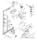 FRESH FOOD SECTION Diagram and Parts List for GCE23LHWGFSS  General Electric Refrigerator