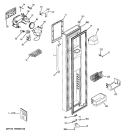 FREEZER DOOR Diagram and Parts List for ESS25KSTISS  General Electric Refrigerator