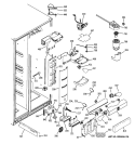 FRESH FOOD SECTION Diagram and Parts List for GCE21MGTIFWW  General Electric Refrigerator