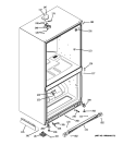 CASE PARTS Diagram and Parts List for PDSE5NBWCJSS  General Electric Refrigerator