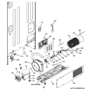 MACHINE COMPARTMENT Diagram and Parts List for PFSF5NJXCWW  General Electric Refrigerator