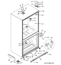 CASE PARTS Diagram and Parts List for PGSS5NFXCSS  General Electric Refrigerator