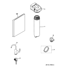 WATER FILTER Diagram and Parts List for GX1S50R00  General Electric Water Filter System