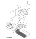 UNIT PARTS Diagram and Parts List for ZDBI240WBII  General Electric Wine and Beverage Cooler