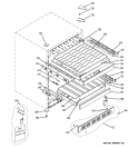 CABINET & SHELVES Diagram and Parts List for ZDWI240WBII  General Electric Wine and Beverage Cooler