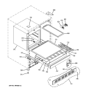 Part Location Diagram of WR71X10602 GE BOTTLE RACK SHORT