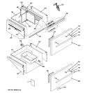 DOORS & CONTROLS Diagram and Parts List for ZIDS240PBSS  General Electric Wine and Beverage Cooler