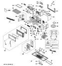 MICROWAVE Diagram and Parts List for JNM1541DN1CC  General Electric Microwave