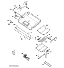 GAS & BURNER PARTS Diagram and Parts List for JGBP25DEM3WW  General Electric Range