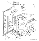 FRESH FOOD SECTION Diagram and Parts List for GSK25LHWHCCC  General Electric Refrigerator