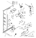 FRESH FOOD SECTION Diagram and Parts List for GWU23LGTIFSS  General Electric Refrigerator
