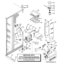 FRESH FOOD SECTION Diagram and Parts List for PSFW3YGXCGSS  General Electric Refrigerator