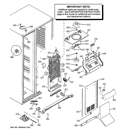Part Location Diagram of WR17X12642 GE ORIFICE FAN Assembly