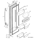 FRESH FOOD DOOR Diagram and Parts List for PSSC6KGXCCWW  General Electric Refrigerator