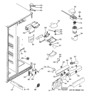 FRESH FOOD SECTION Diagram and Parts List for PSSC6KGXCCWW  General Electric Refrigerator